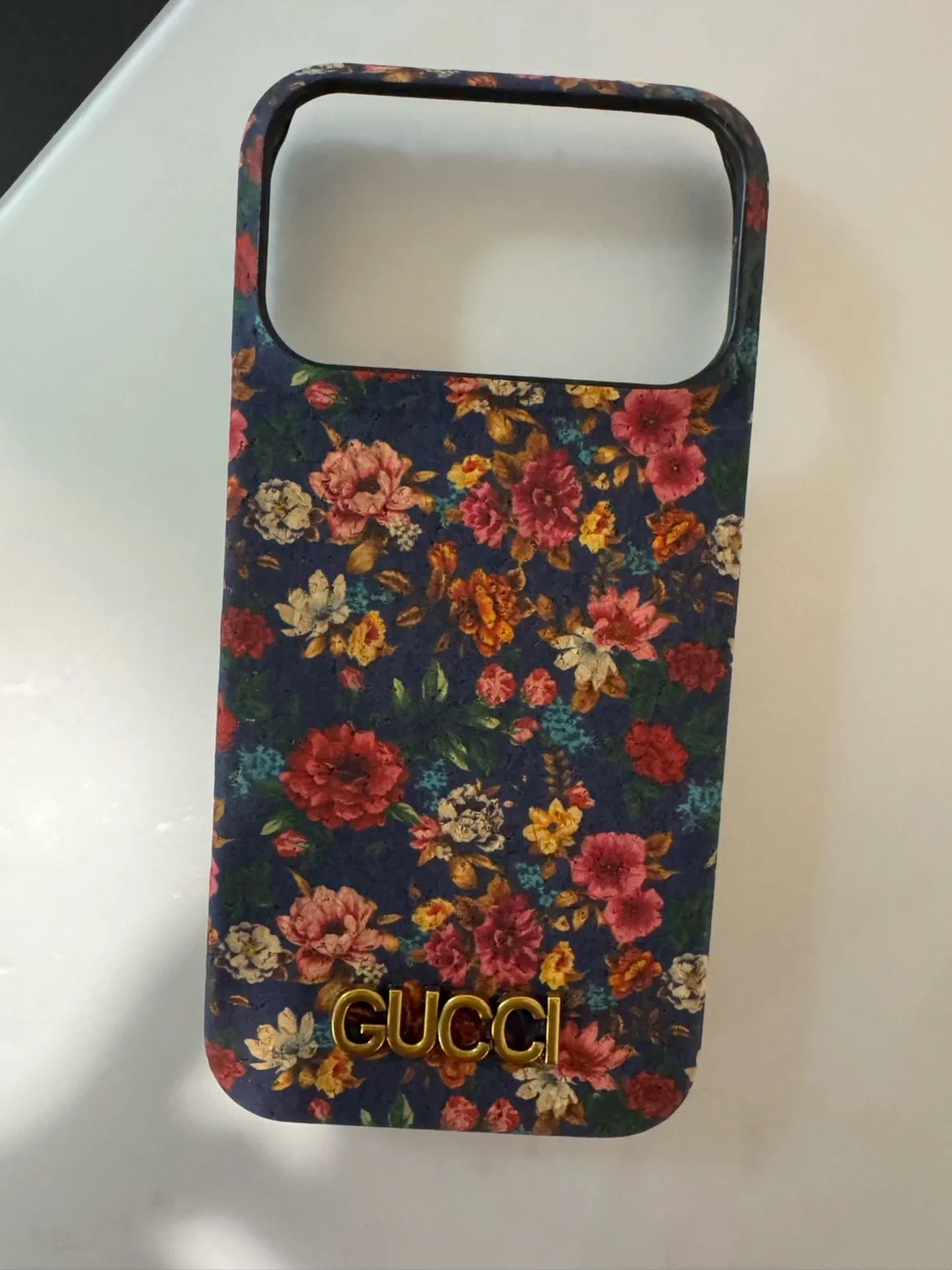 Floral Pattern Phone Case iphone 17 promax - Navy Multicolor